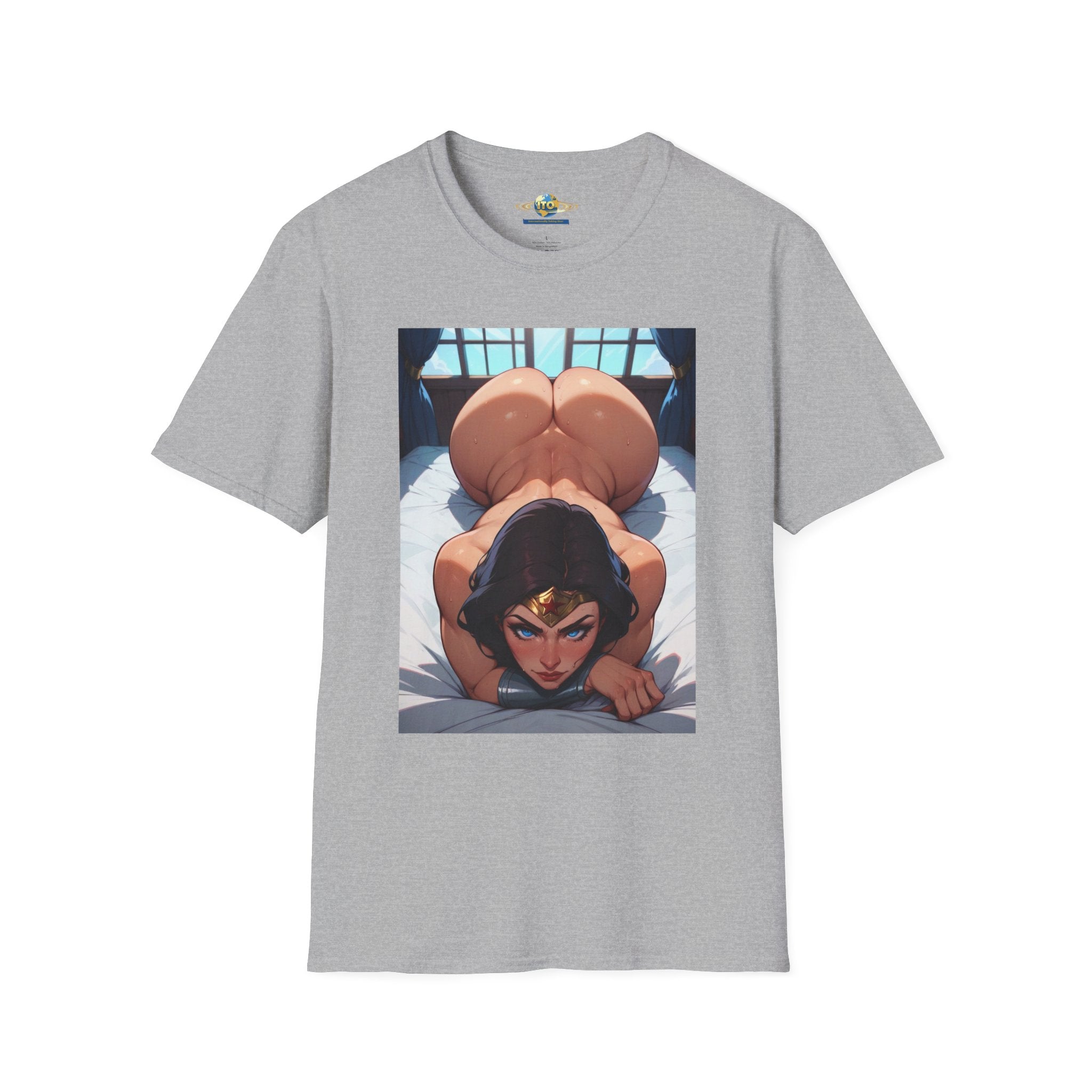 Pin-Up Superhero T-Shirt — Provocative Comic Art Tee