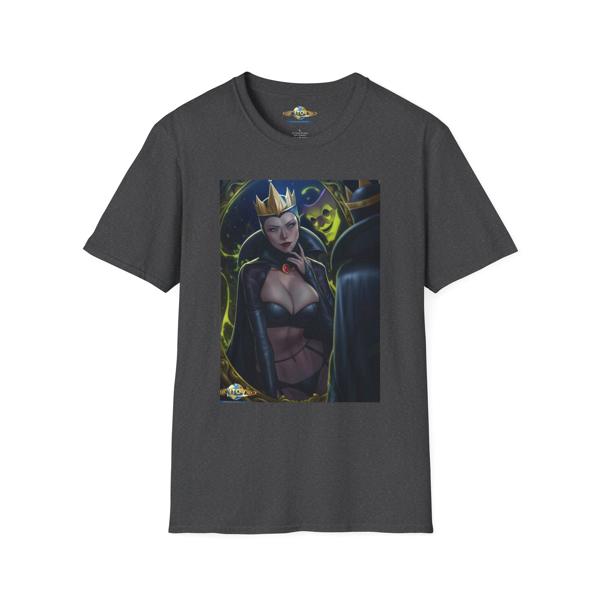 Dark Queen Art Tee — Gothic Fantasy Portrait T-Shirt