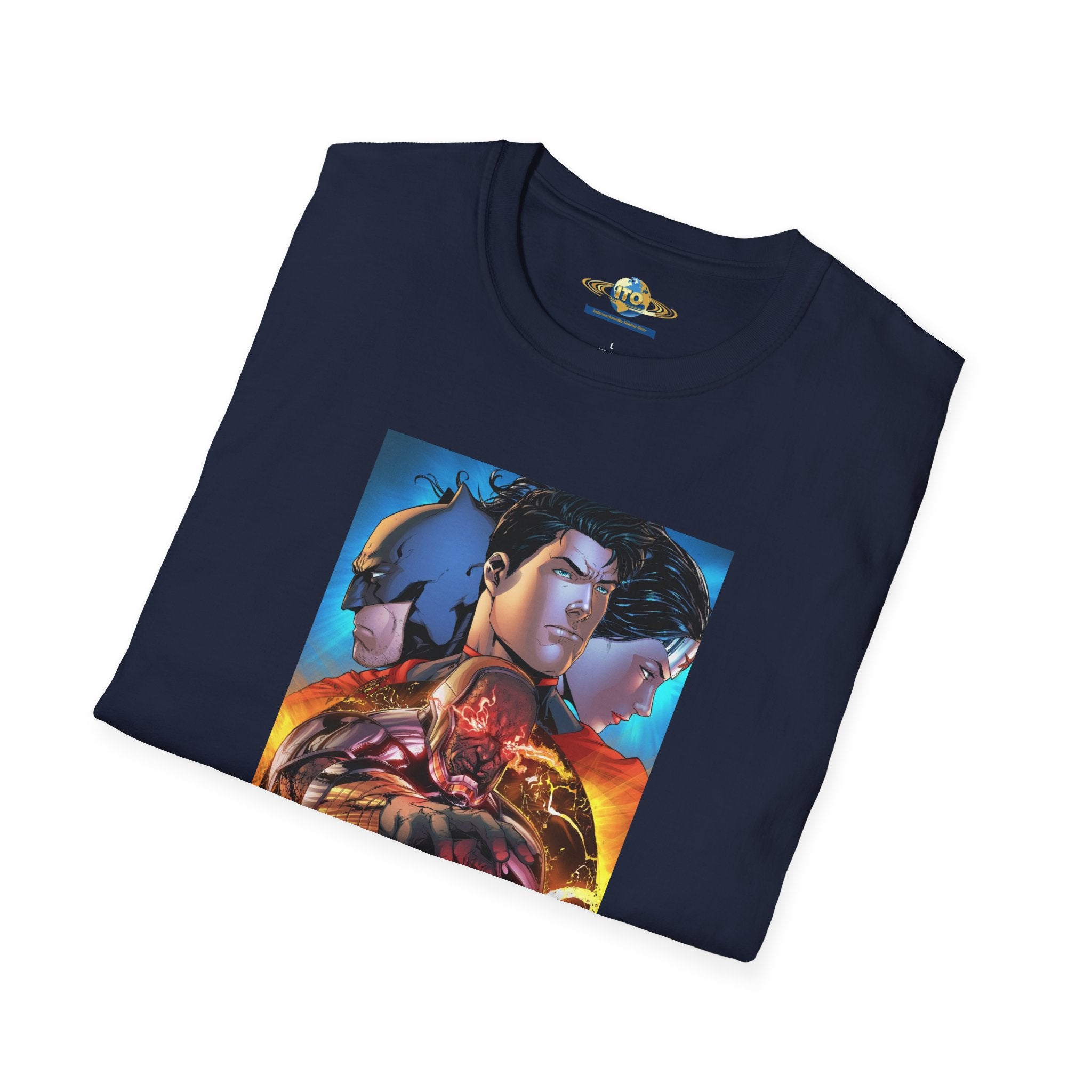 Anime Mecha Warrior Graphic T-Shirt