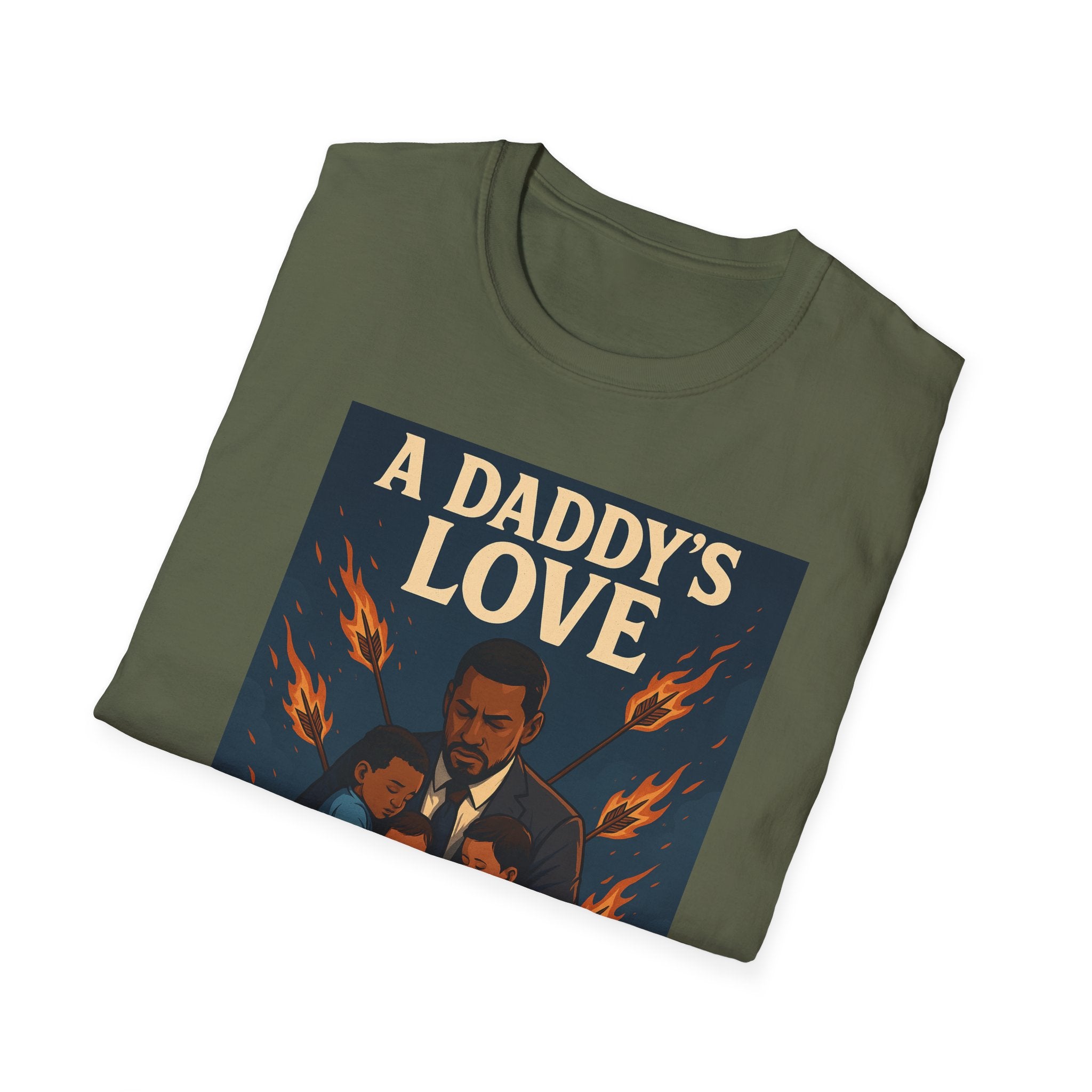A Daddy's Love T-Shirt — Father's Day Retro Hero Dad Tee
