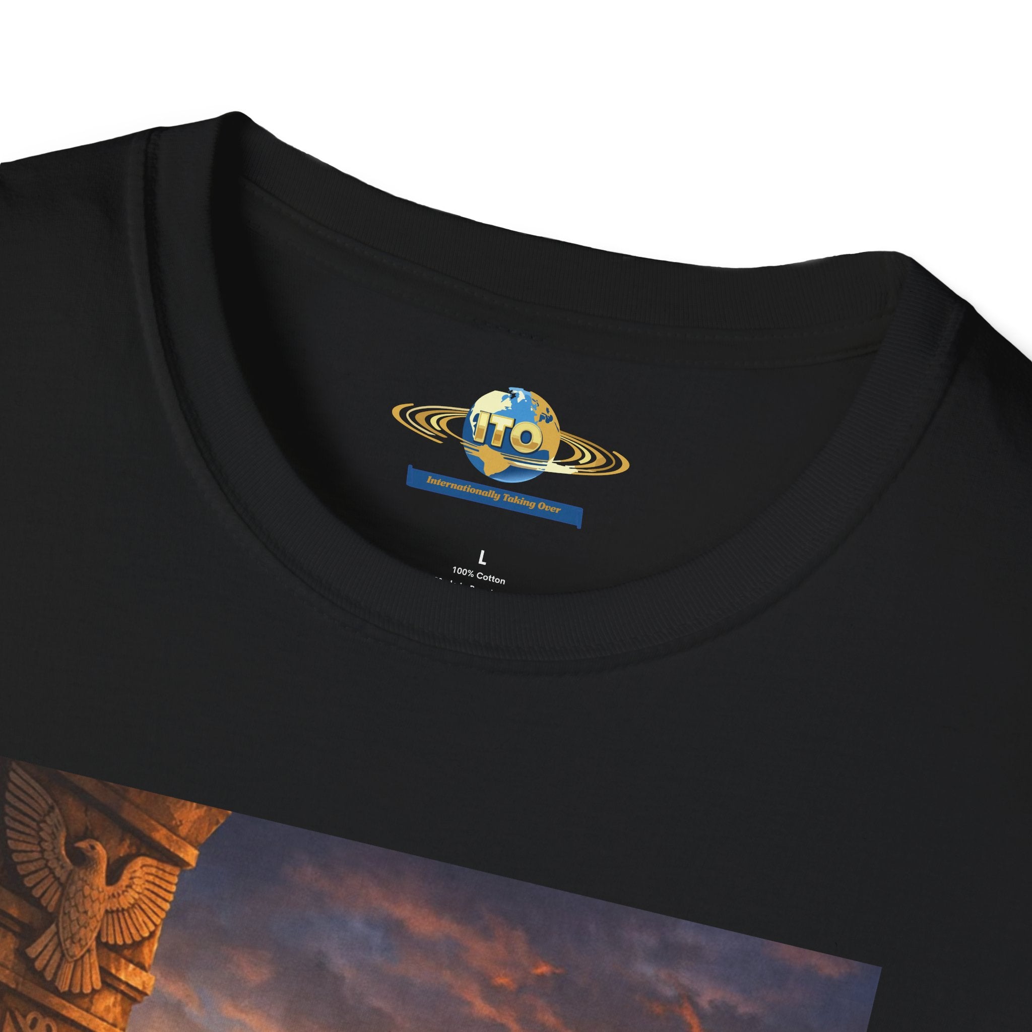 Graphic T-Shirt — Epic Sunset Heroine Scene Print