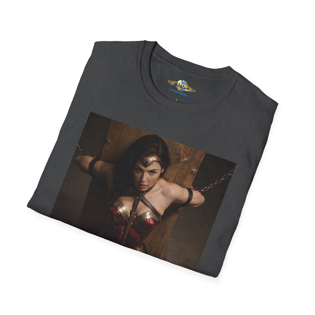 Wonder Woman Inspired Graphic T-Shirt — Retro Heroine Photo Tee