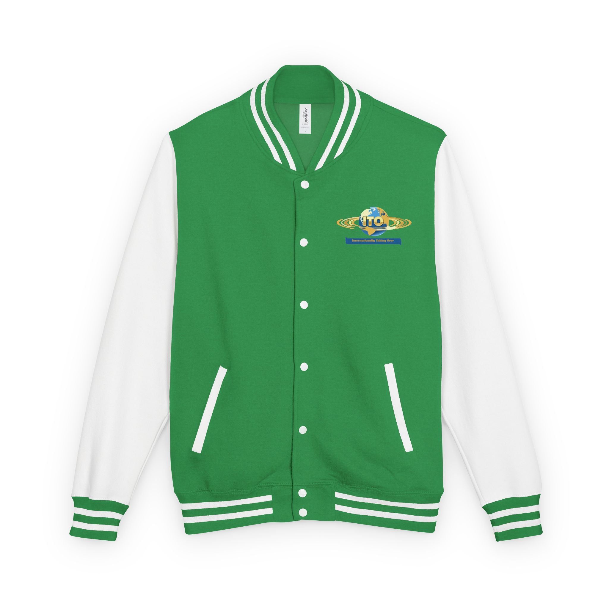 Letterman Jacket — UTO Interplanetary Travel Club Logo Varsity Jacket
