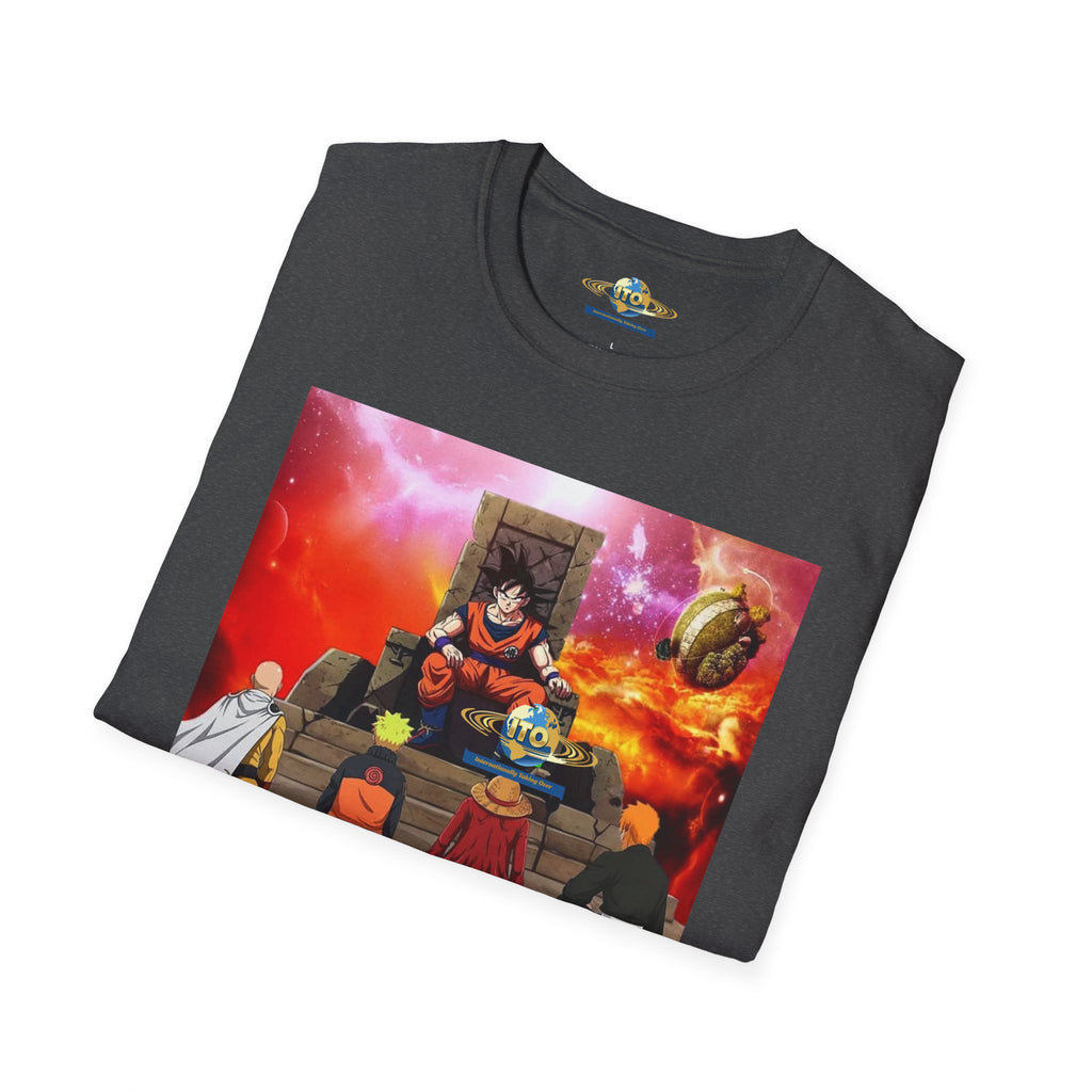Anime Heroes Throne Graphic T-Shirt