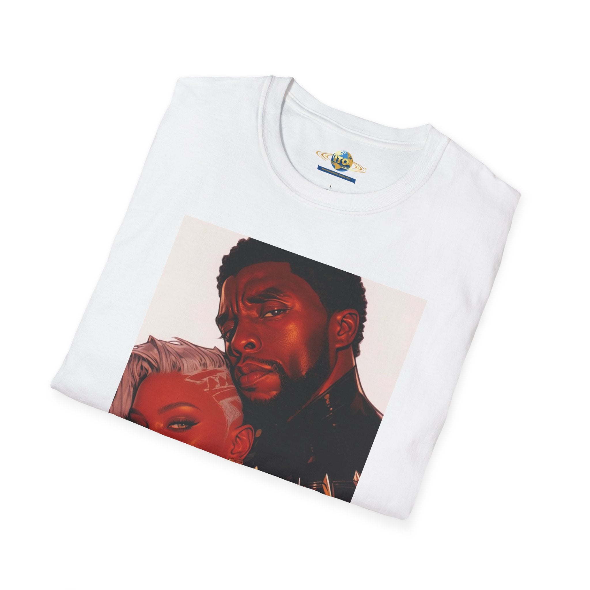 Afrofuturistic Couple Portrait T-Shirt