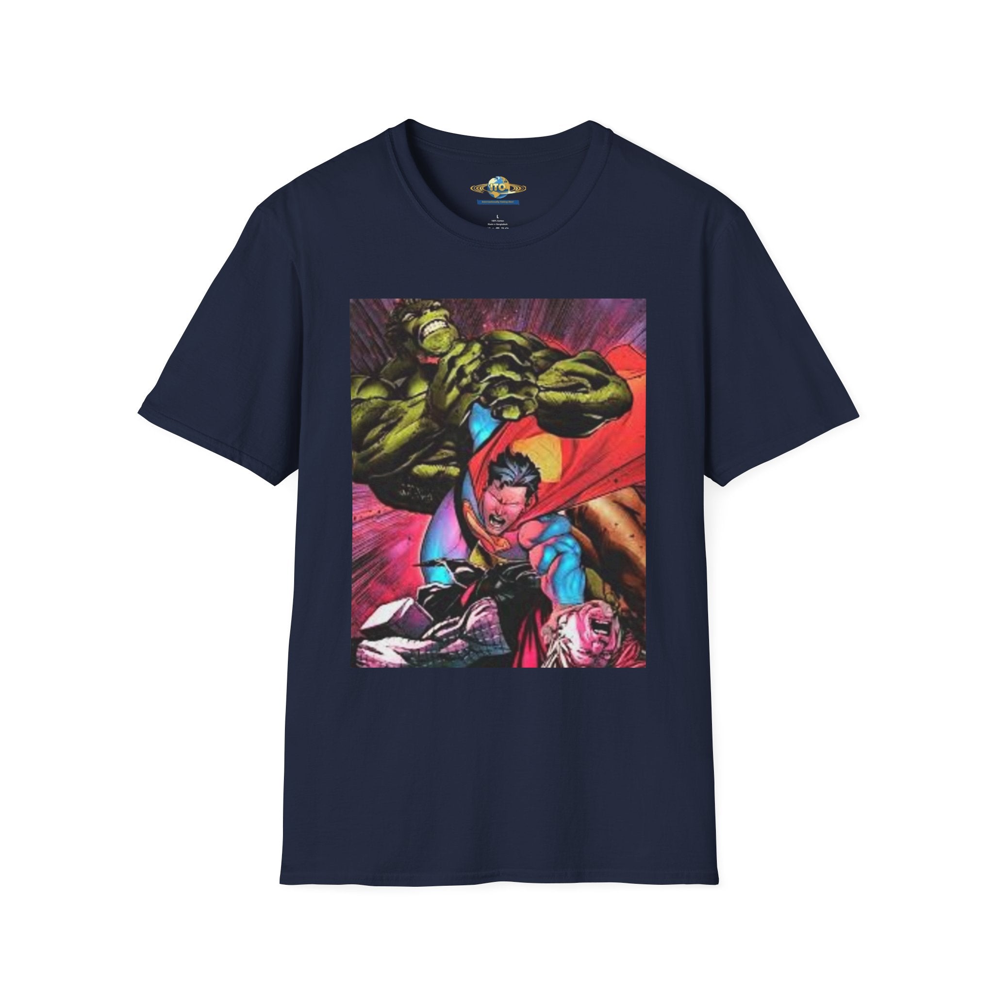 Superhero Mashup T‑Shirt — Dynamic Comic Art Tee