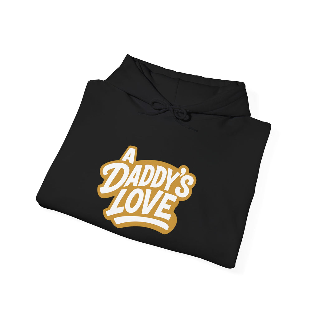 Daddy’s Love Hoodie — Retro Script Father Appreciation Sweatshirt