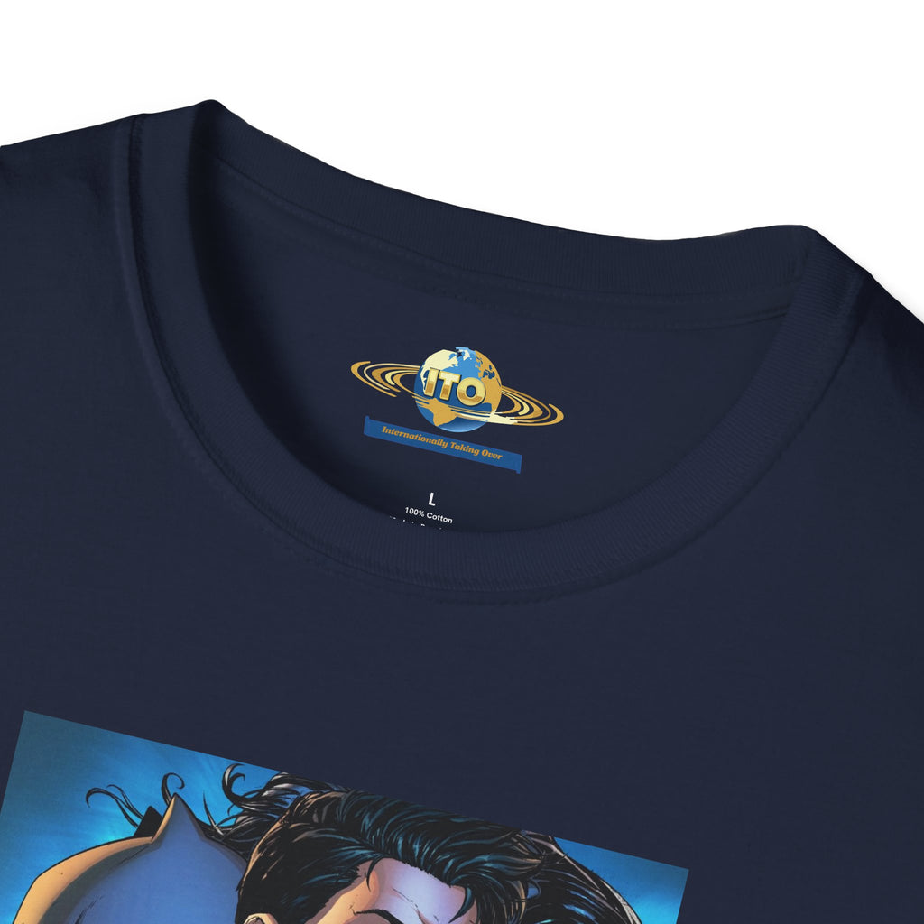 Anime Mecha Warrior Graphic T-Shirt