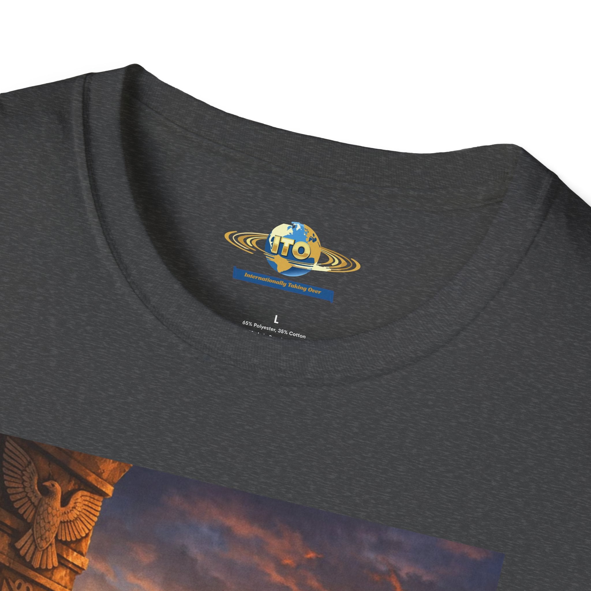 Graphic T-Shirt — Epic Sunset Heroine Scene Print