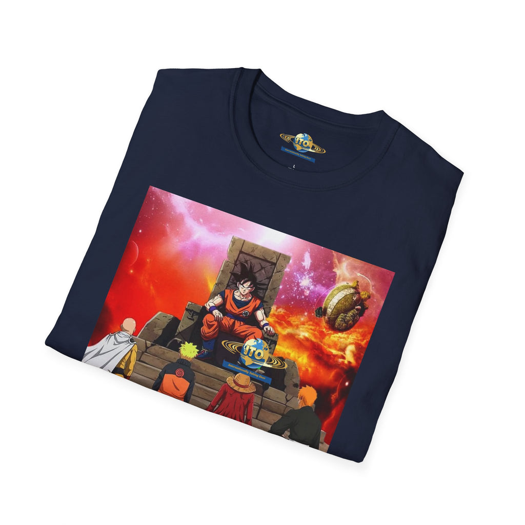 Anime Heroes Throne Graphic T-Shirt