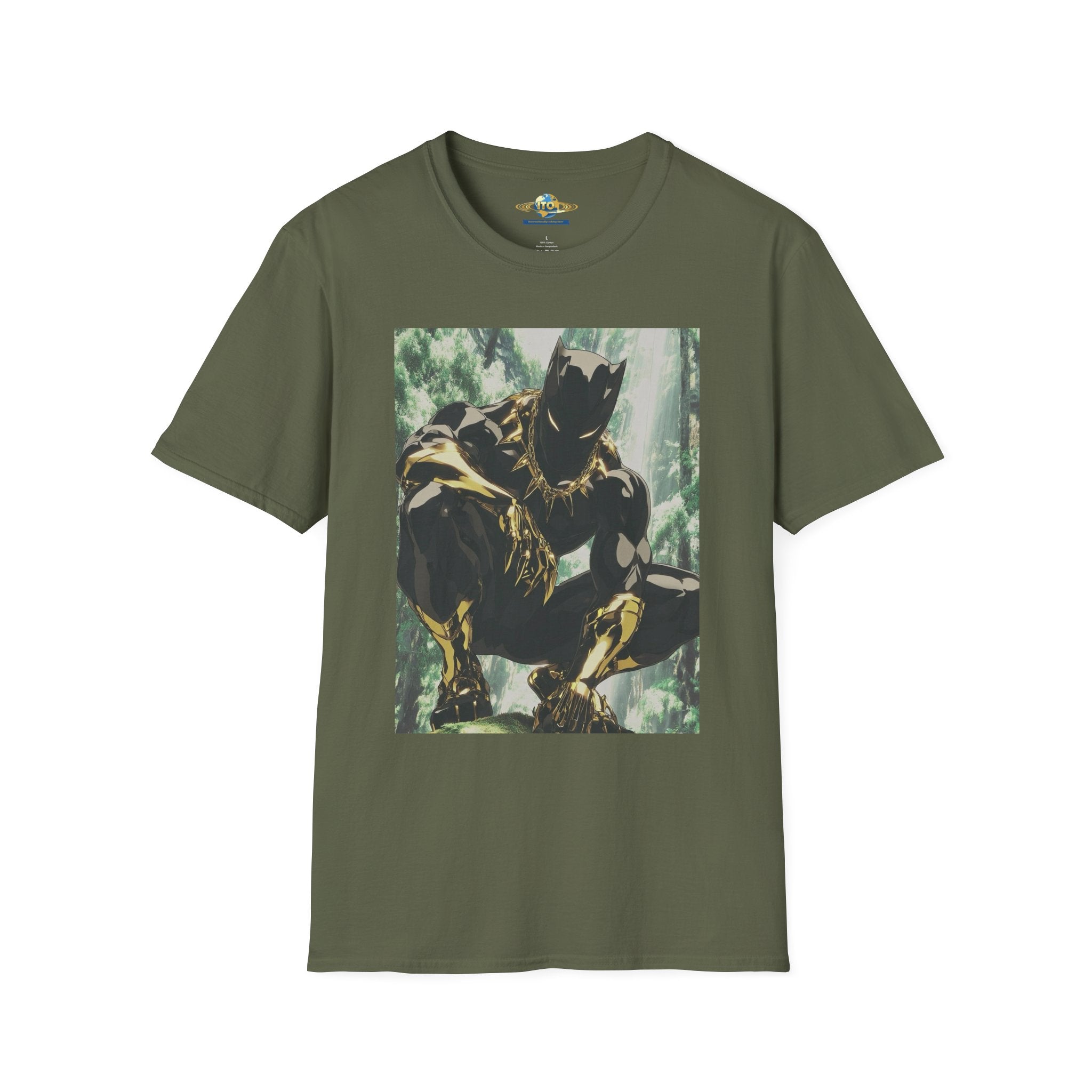 Black Panther Graphic T-Shirt — Superhero King Comic Art Tee