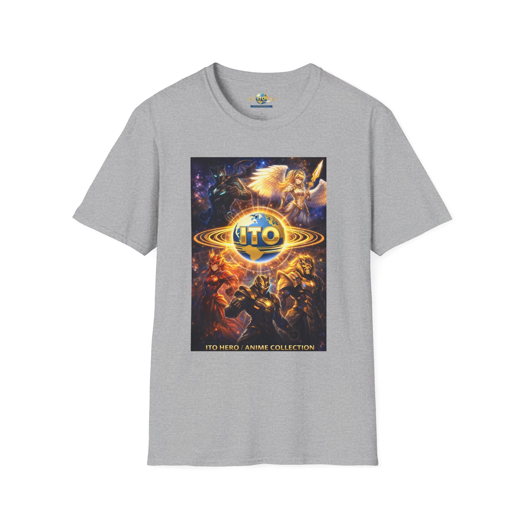 Anime Hero T-Shirt — 'ITO' Cosmic Battle Graphic Tee