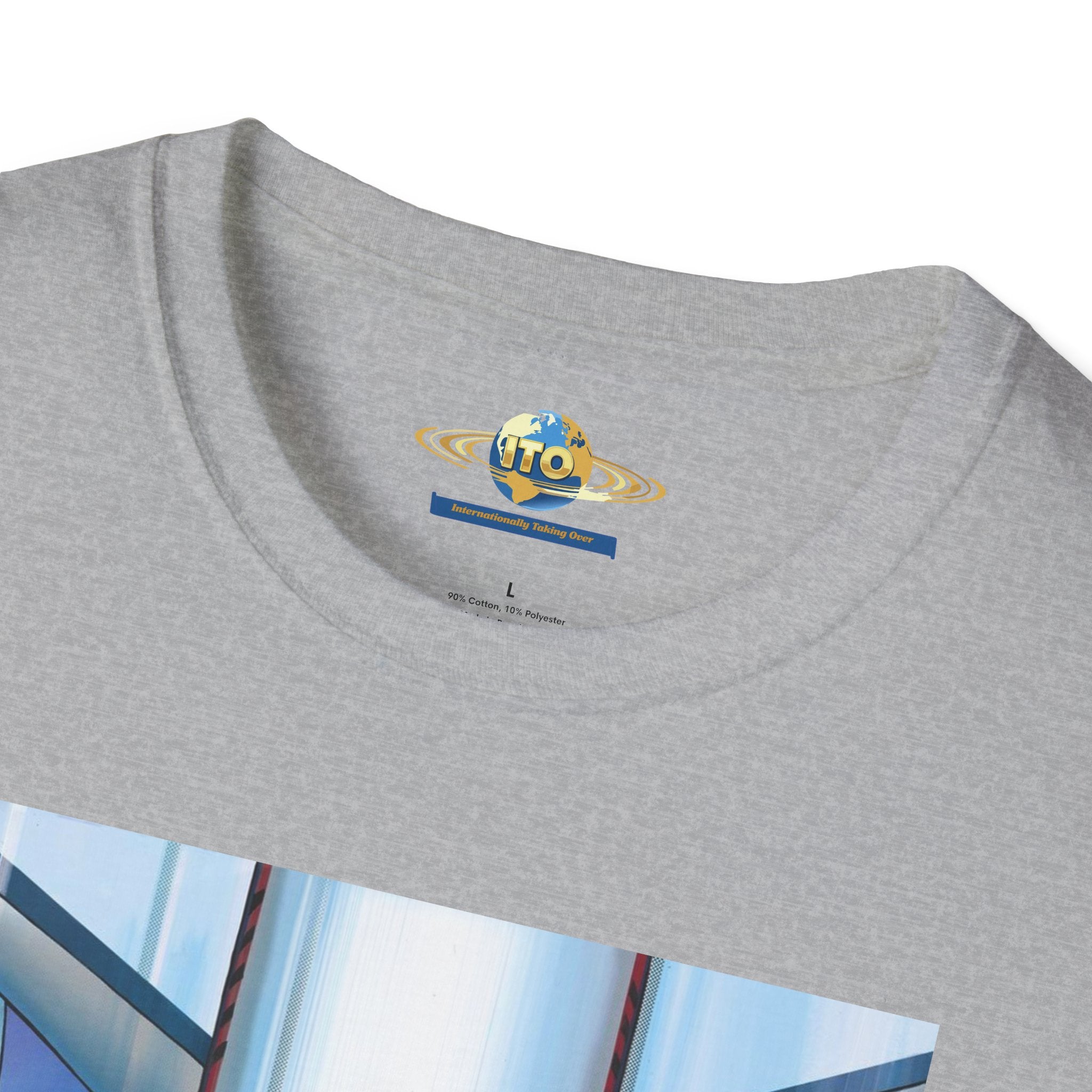 Airplane Nose Dive Graphic T-Shirt — Surreal Runway & Pilot Design