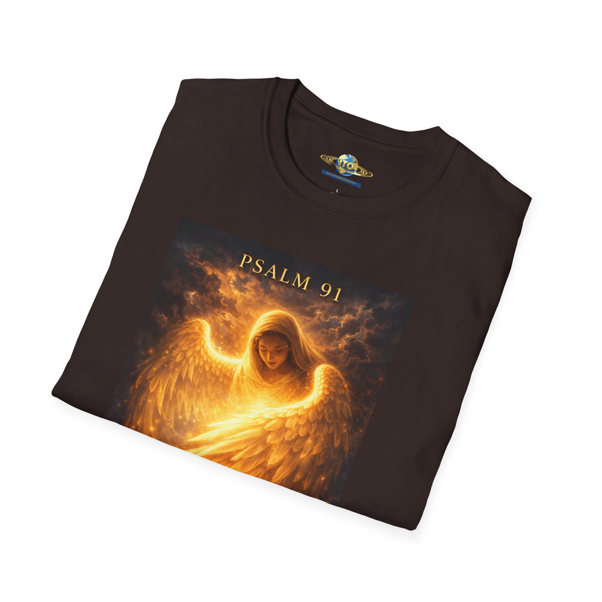 Psalm 91 Guardian Angel T-Shirt — Inspirational Christian Faith Tee