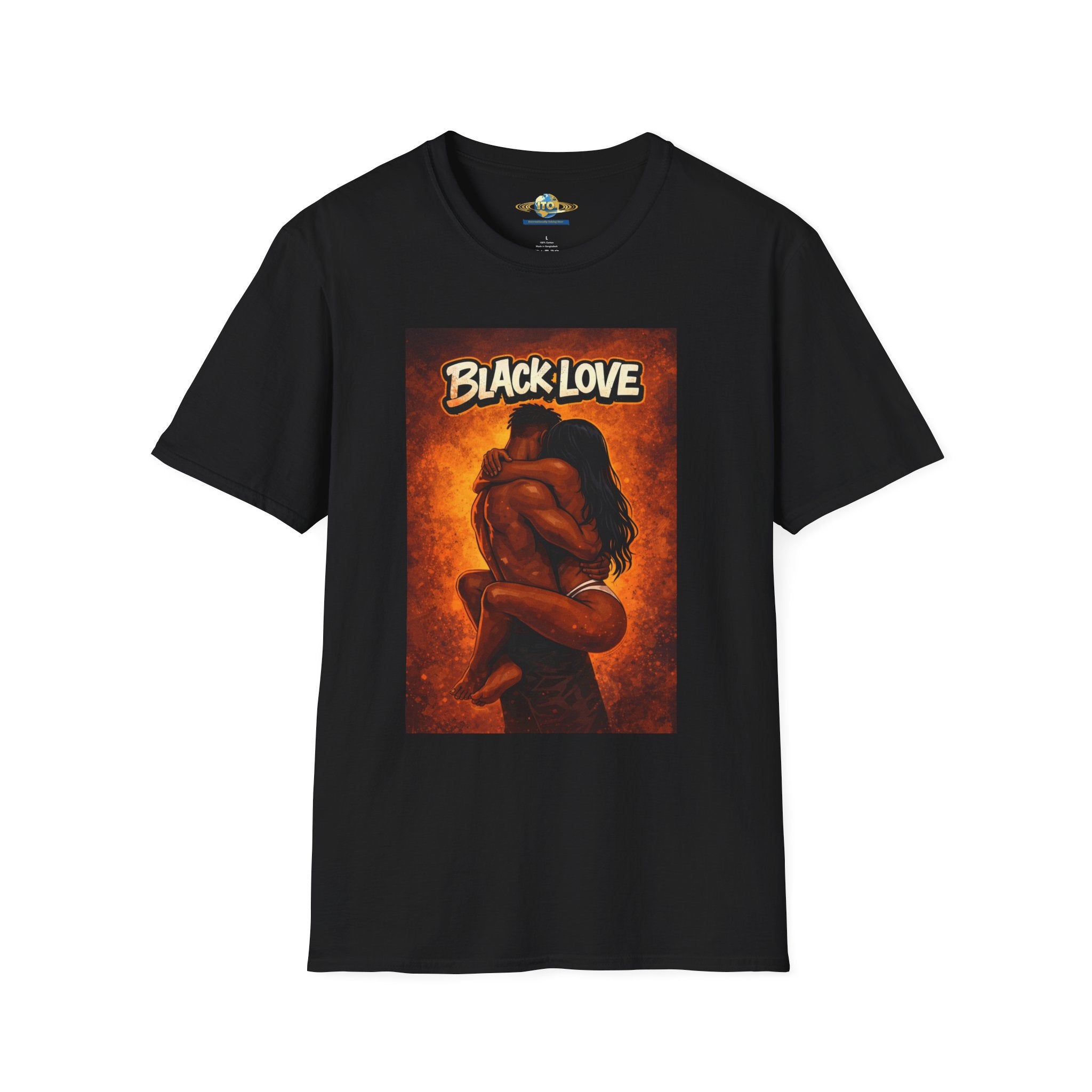 T-Shirt — "Black Love" Romantic Couple Graphic Tee