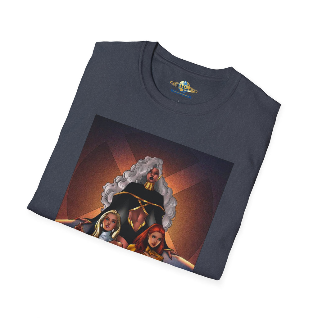 Retro Superhero Trio Graphic T-Shirt