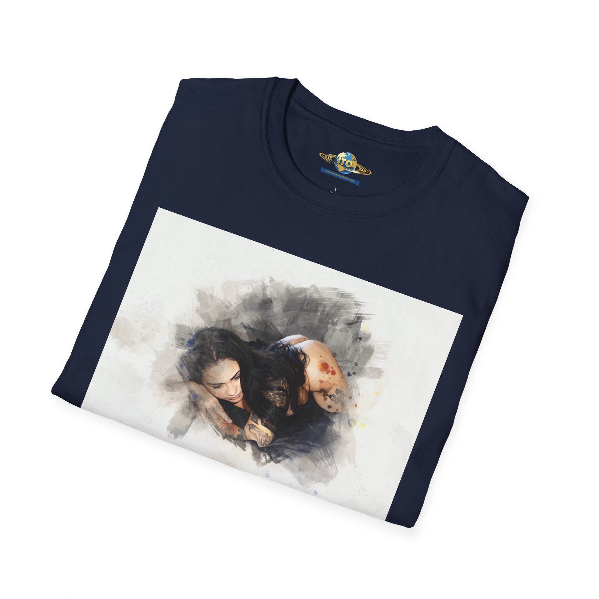 T-Shirt — Watercolor Dachshund Dog Portrait Tee