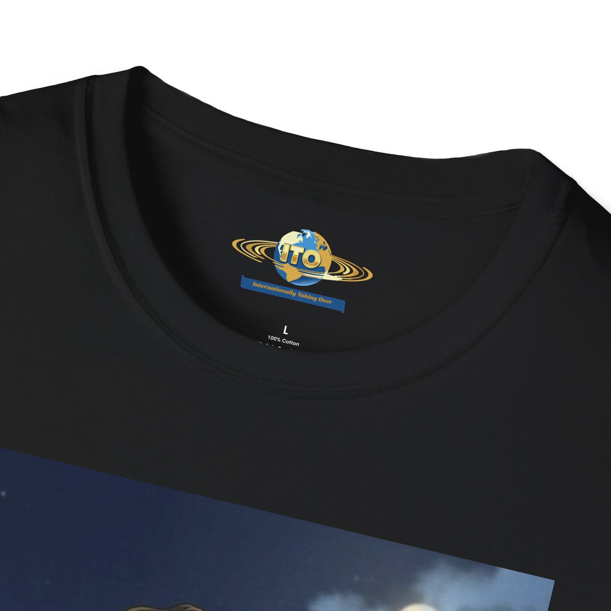 Wonder Woman & Superman Romantic Illustration T-Shirt — Night Sky Couples Tee