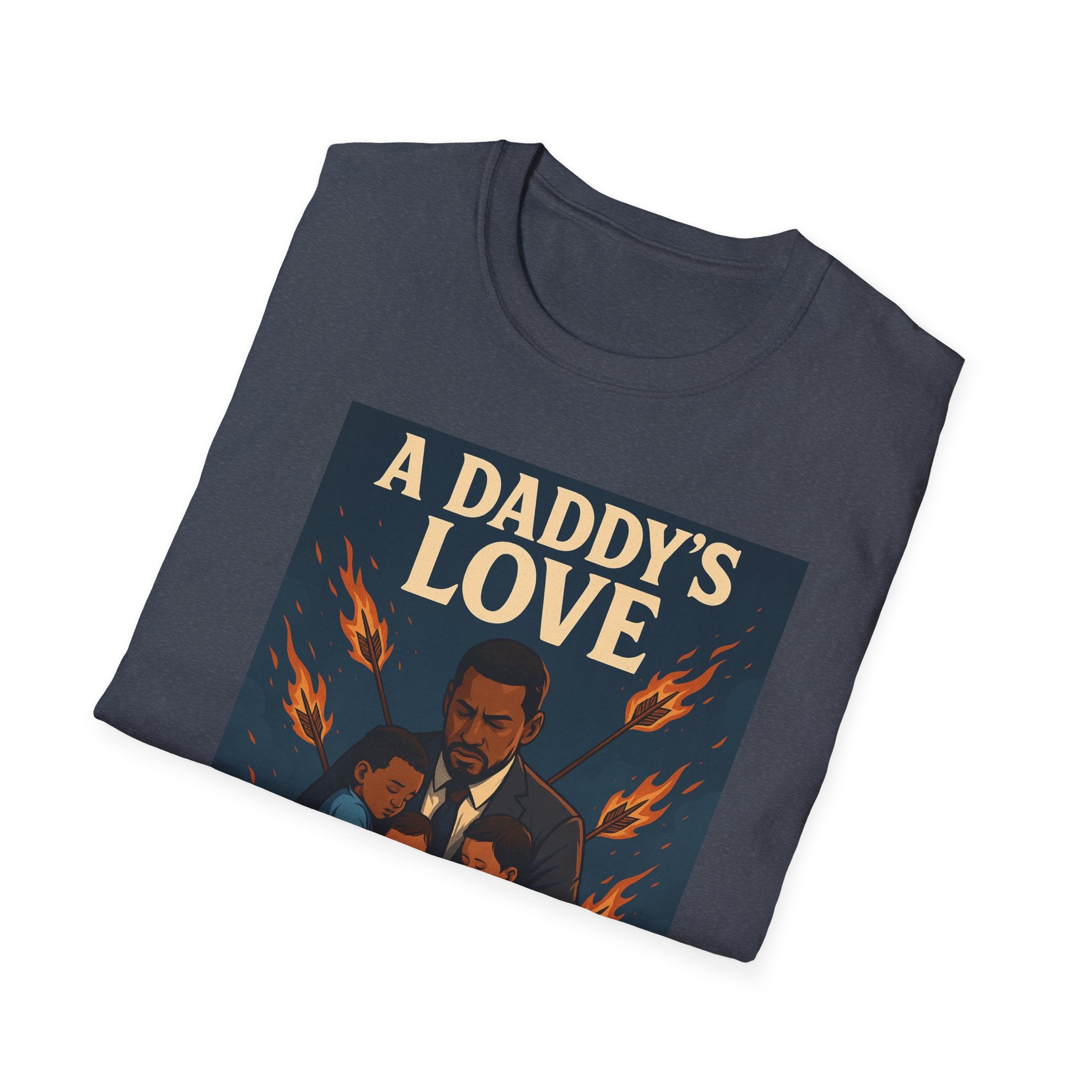 A Daddy's Love T-Shirt — Father's Day Retro Hero Dad Tee