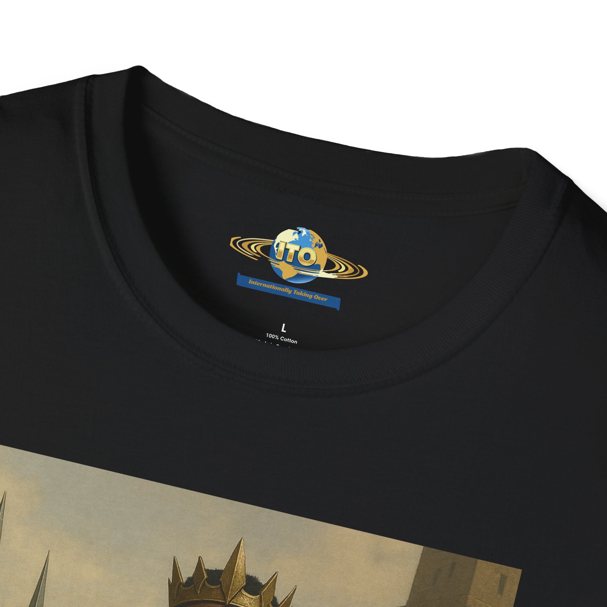 Black King Unisex Softstyle T-Shirt