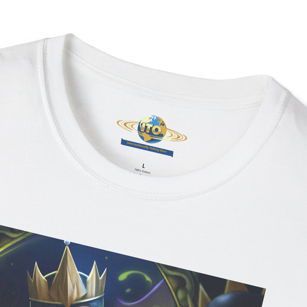 Dark Queen Art Tee — Gothic Fantasy Portrait T-Shirt