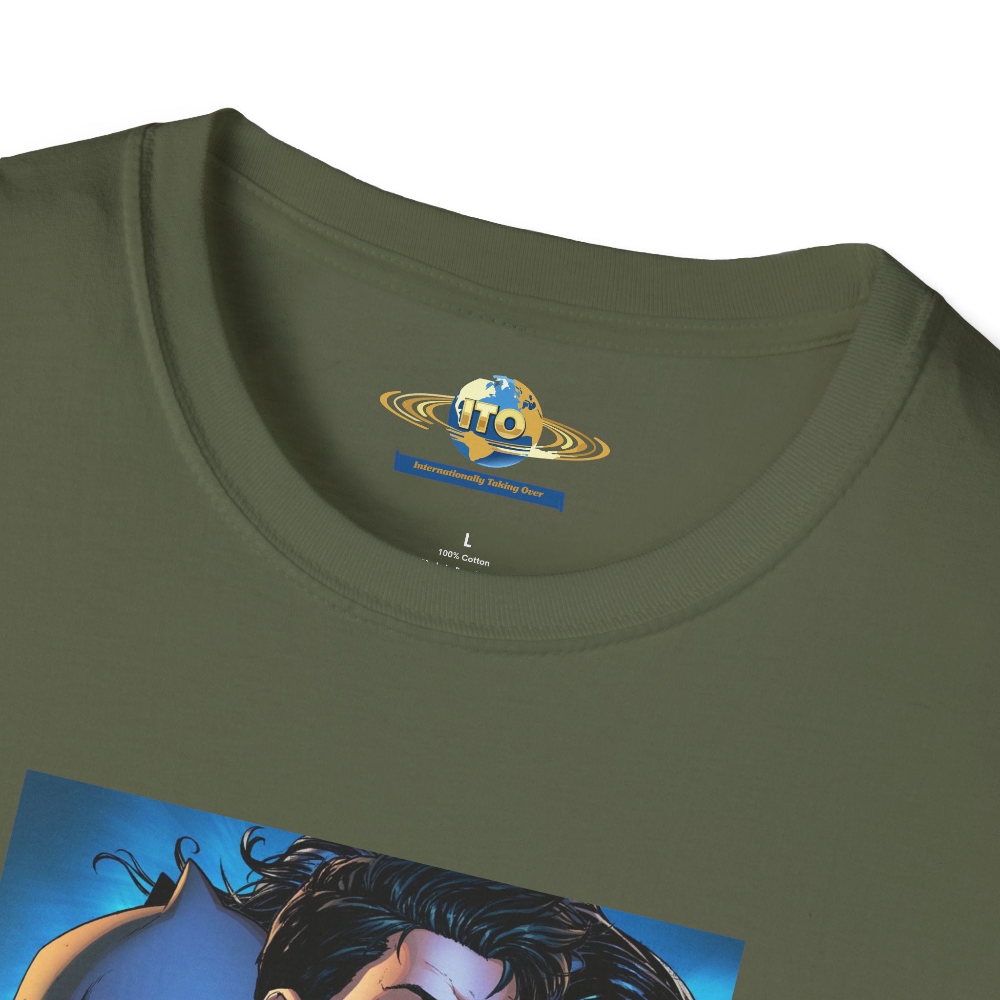 Anime Mecha Warrior Graphic T-Shirt