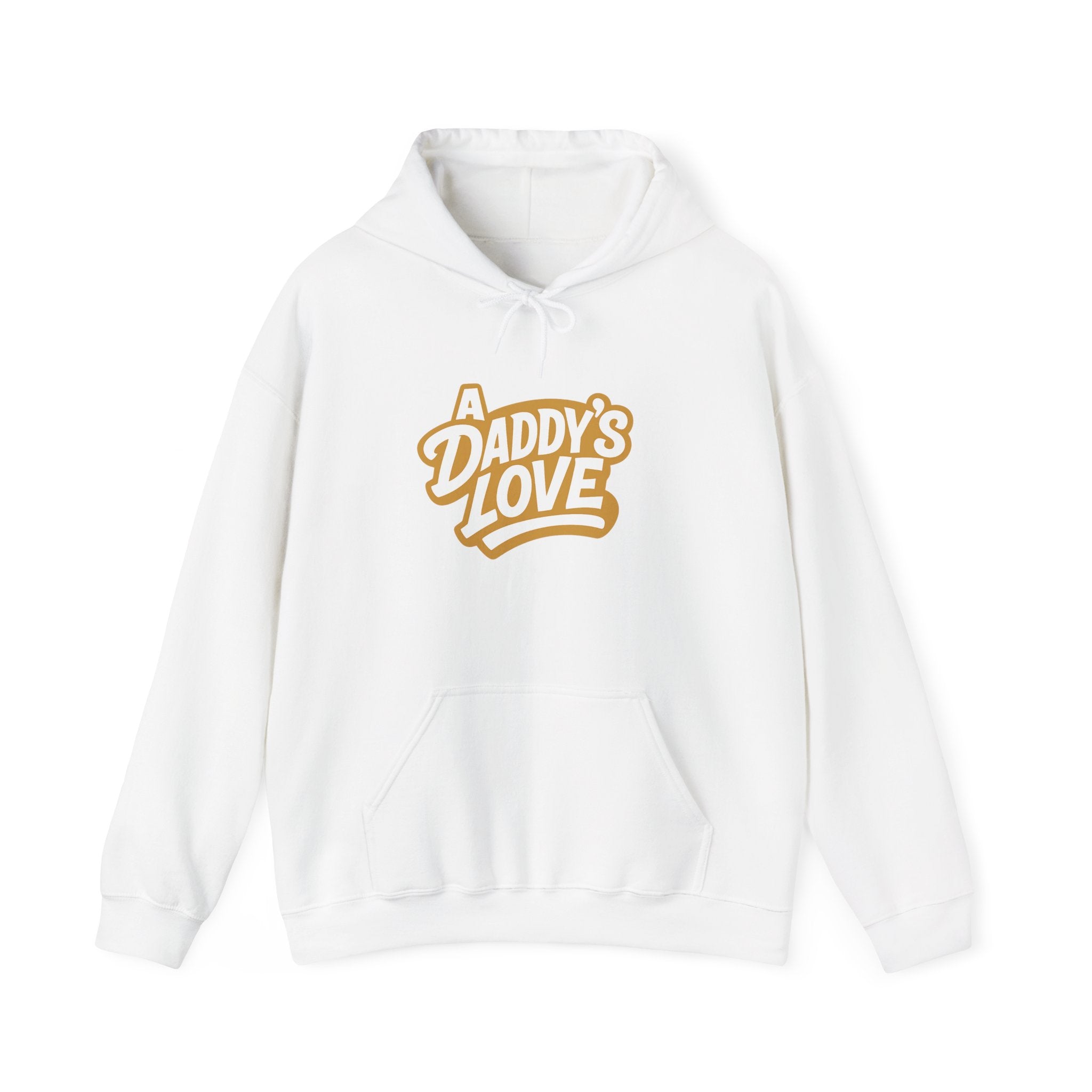 Daddy’s Love Hoodie — Retro Script Father Appreciation Sweatshirt