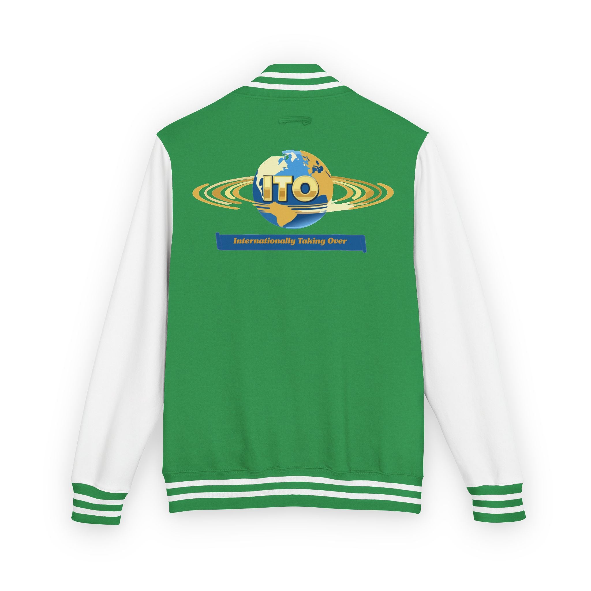 Letterman Jacket — UTO Interplanetary Travel Club Logo Varsity Jacket