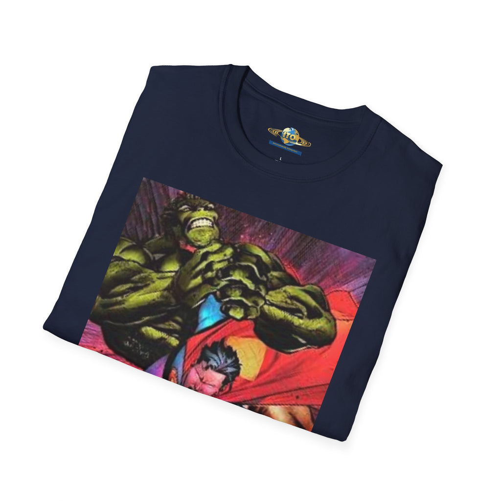 Superhero Mashup T‑Shirt — Dynamic Comic Art Tee