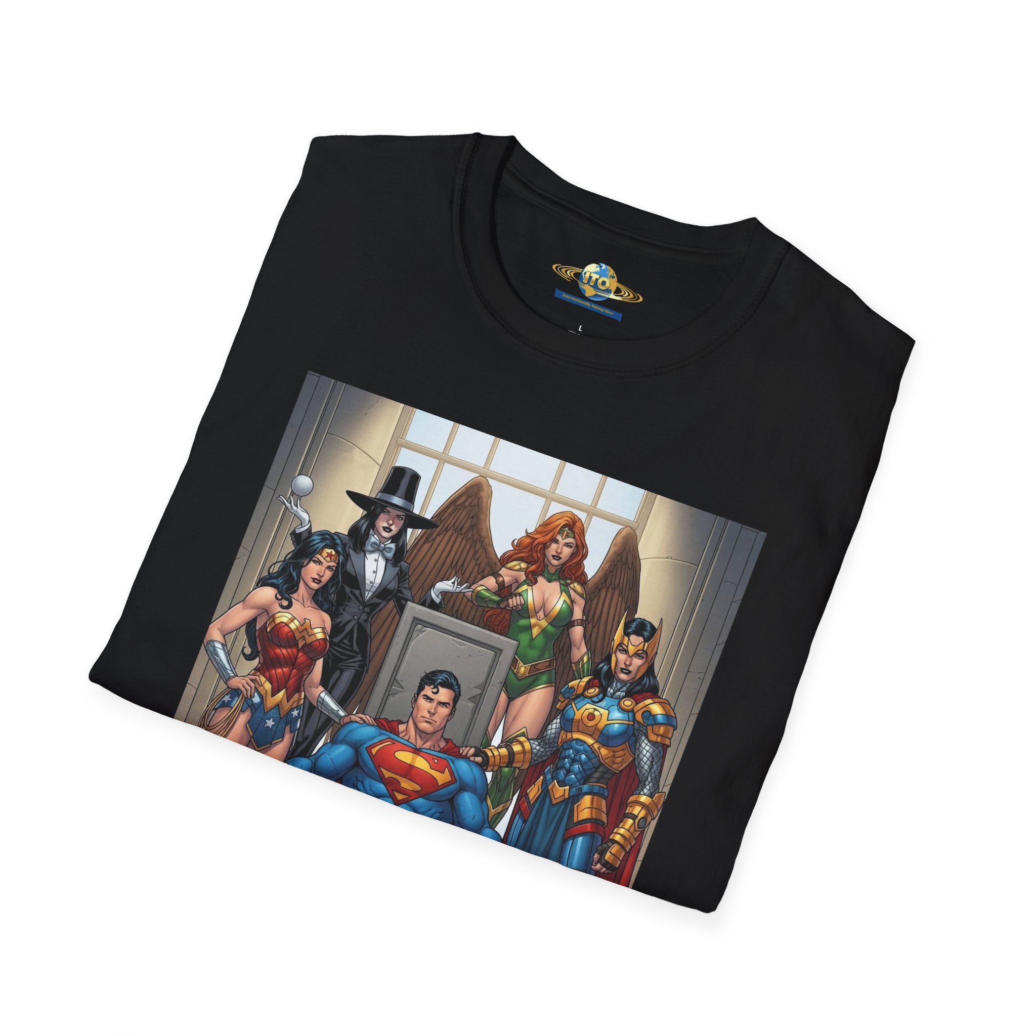 Justice League Portrait T-Shirt — Hero Squad Graphic Tee