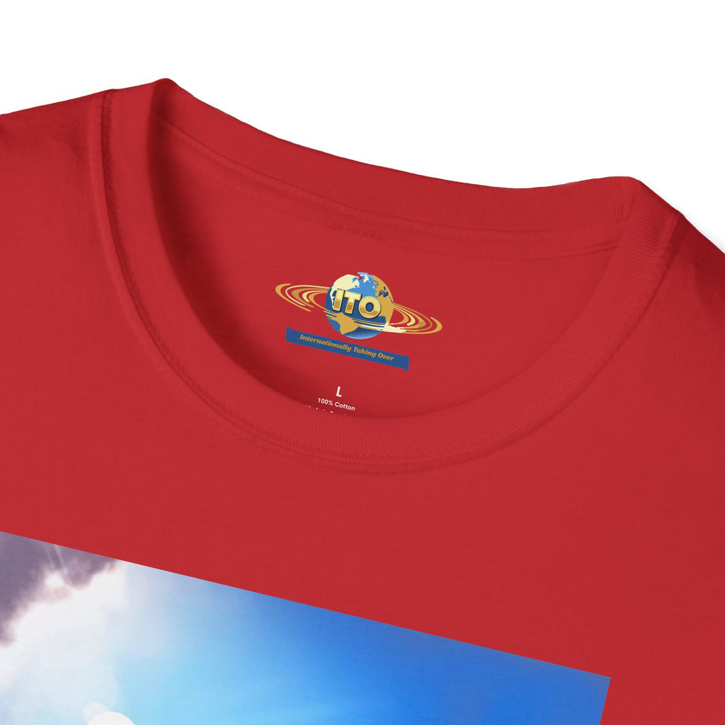 Superhero Cape Graphic T-Shirt — Soaring Hero Design