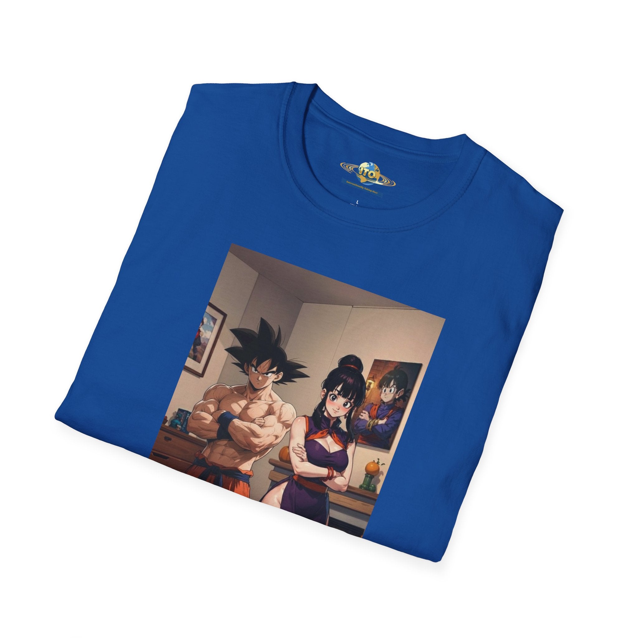 Anime Couple Graphic T-Shirt — Cozy Home Goku & Caulifla Poster Design