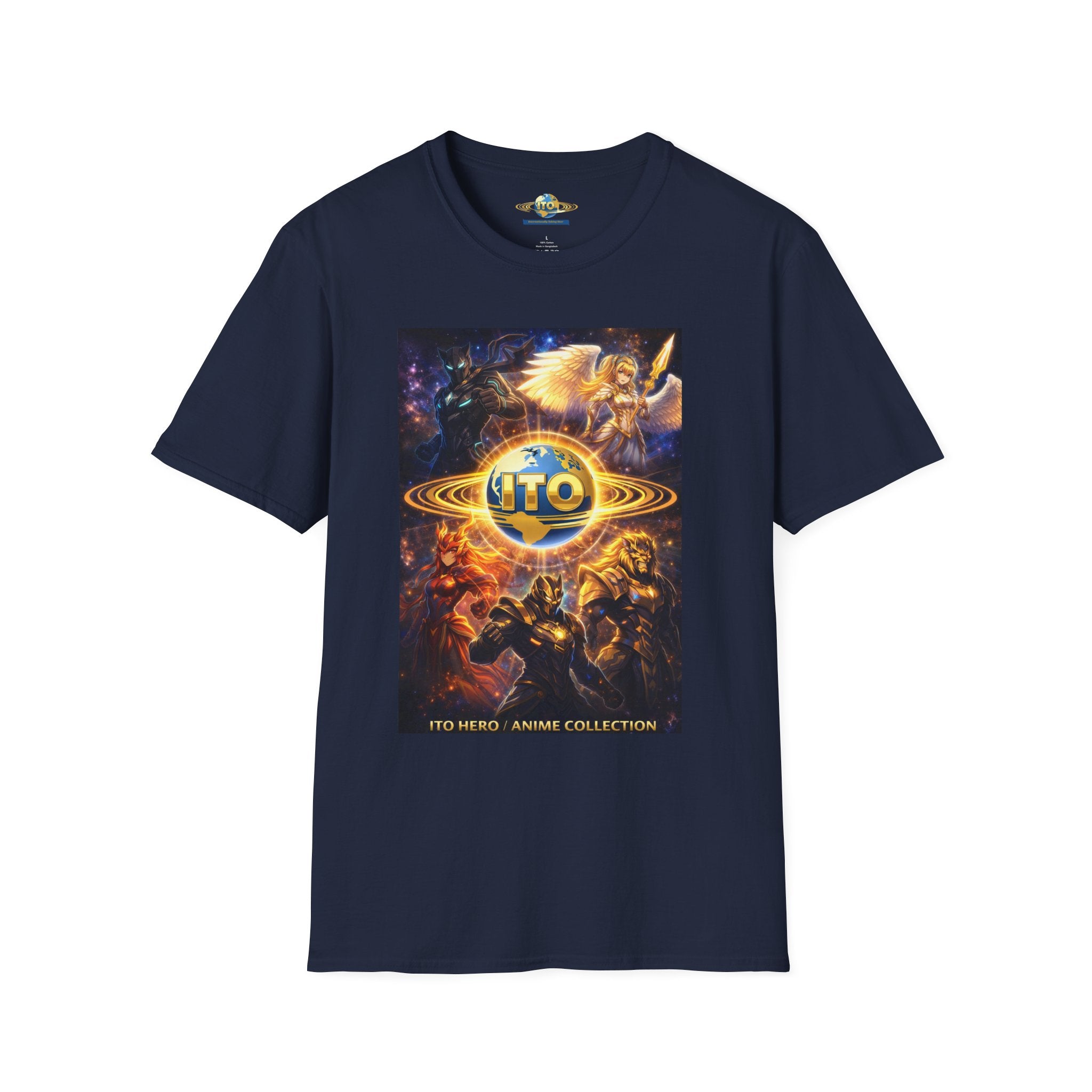 Anime Hero T-Shirt — 'ITO' Cosmic Battle Graphic Tee