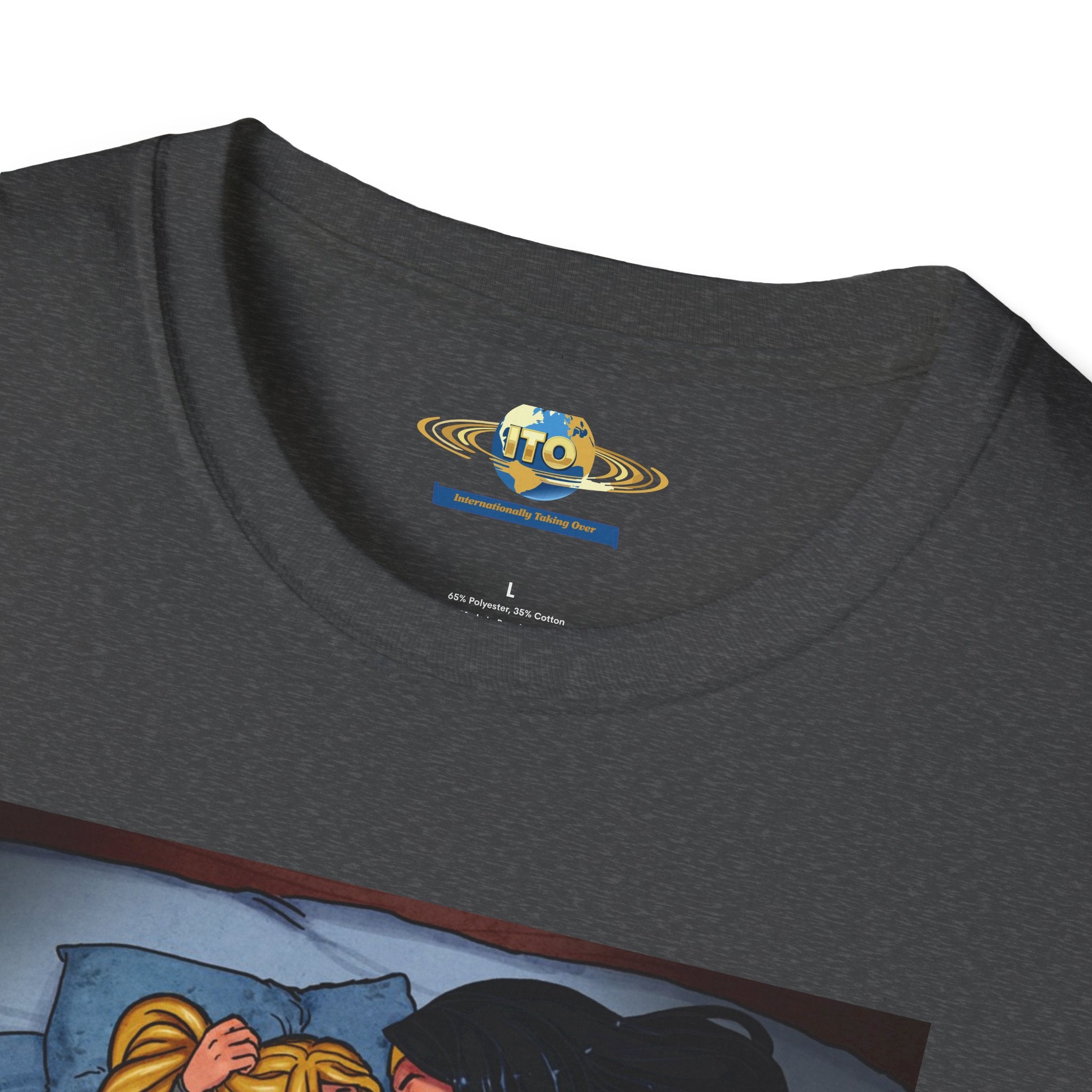 Pinup Superhero Couple T-Shirt — Sexy Comic Art Tee