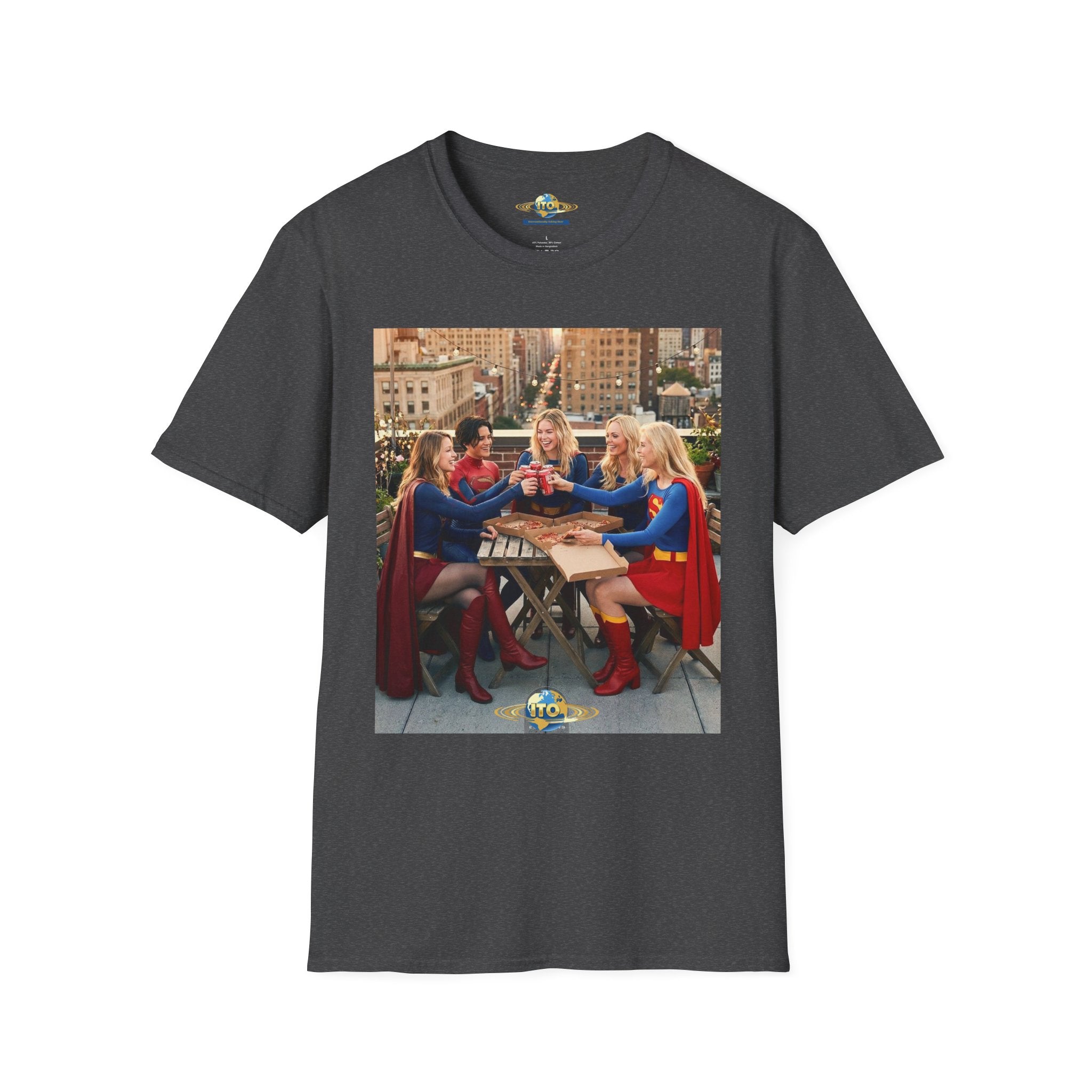 Superhero Squad Rooftop Card Game T-Shirt
