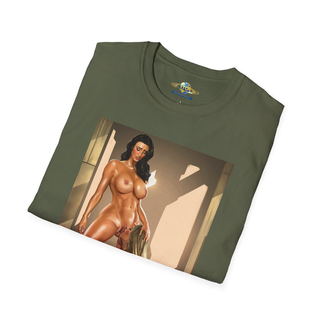 Graphic Art T-Shirt — Sensual Pinup Illustration Print