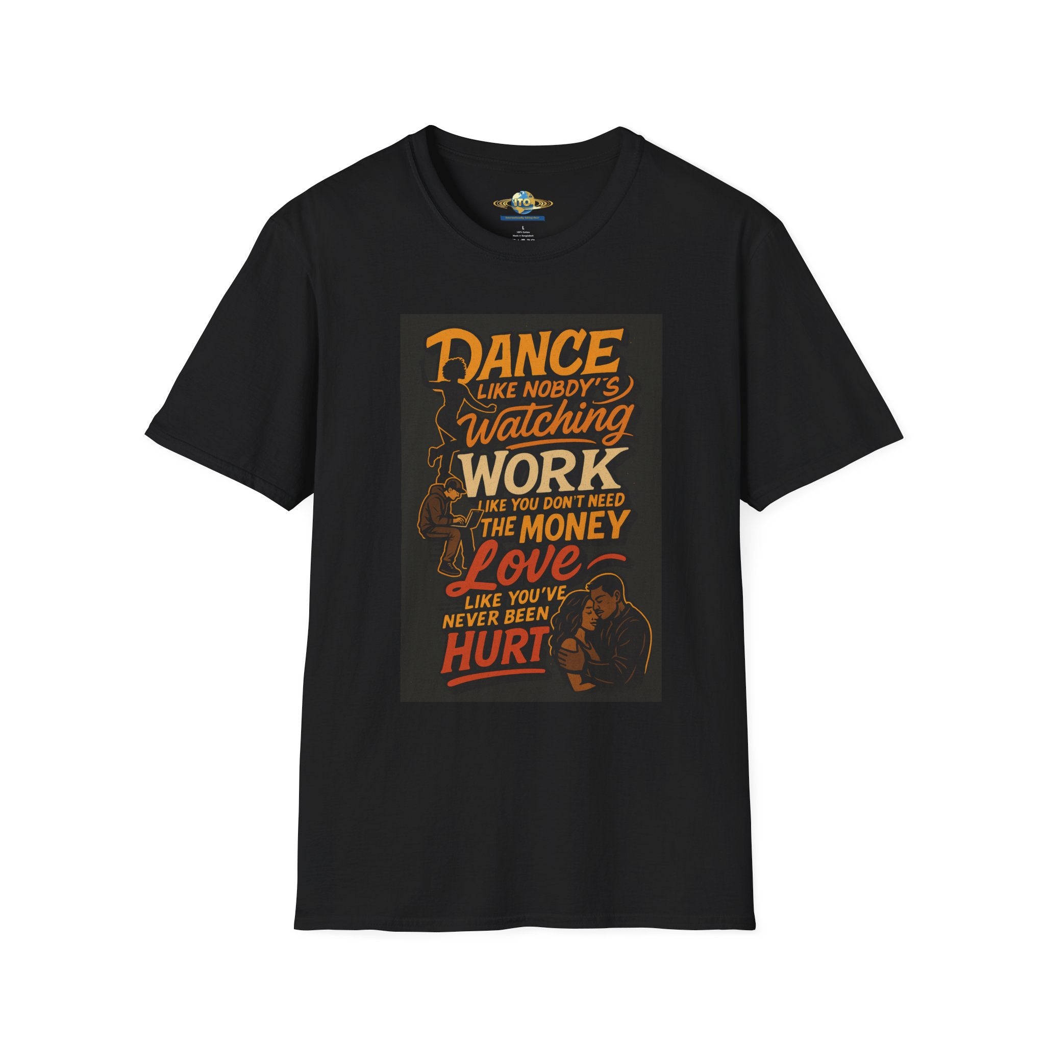 Dance Like Nobody's Watching Inspirational T‑Shirt — Motivational Quote Tee