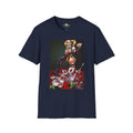 Anime Villainess Art Print T‑Shirt — Femme Fatale Playing Cards Illustration