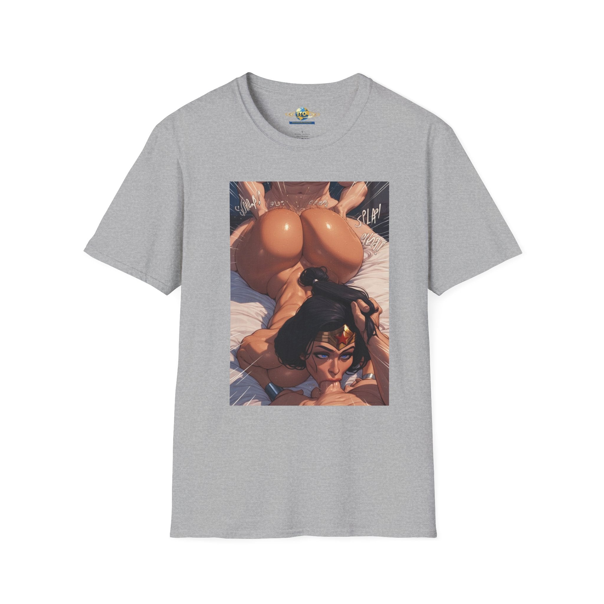 Graphic T-Shirt — Pinup Superhero Artwork Tee