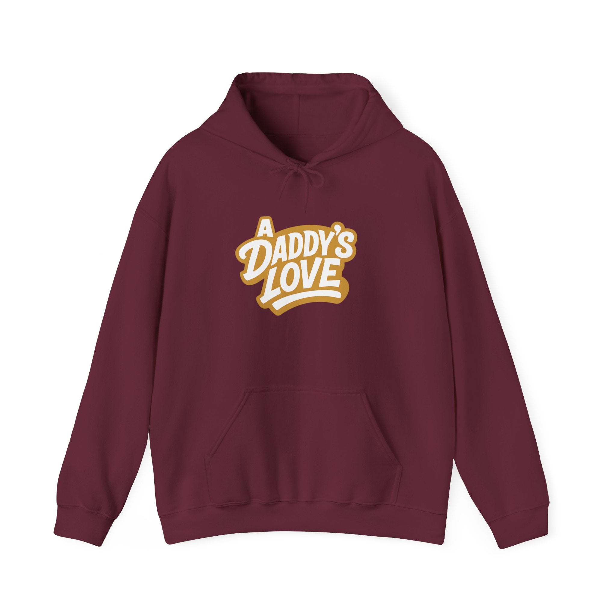 Daddy’s Love Hoodie — Retro Script Father Appreciation Sweatshirt