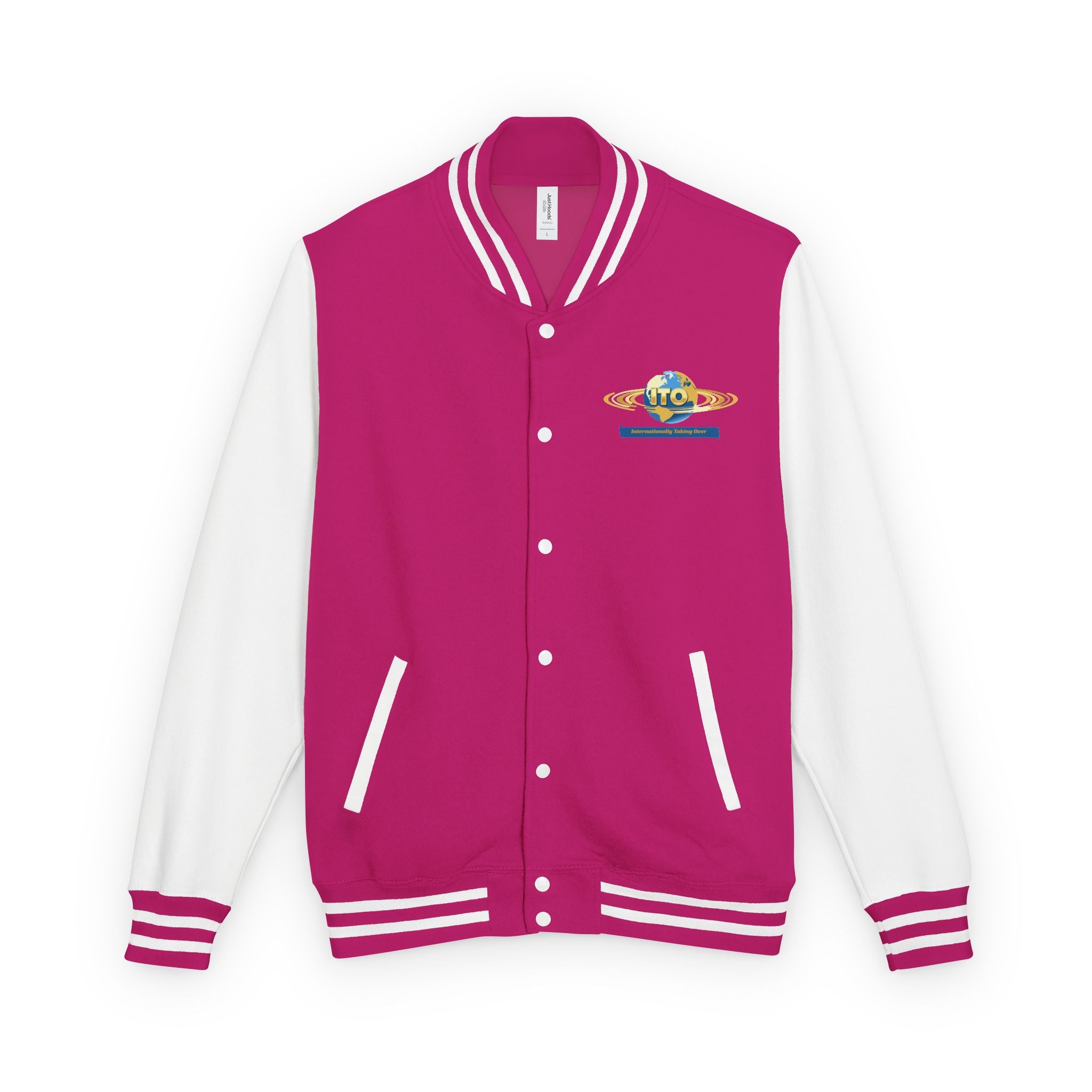 Letterman Jacket — UTO Interplanetary Travel Club Logo Varsity Jacket