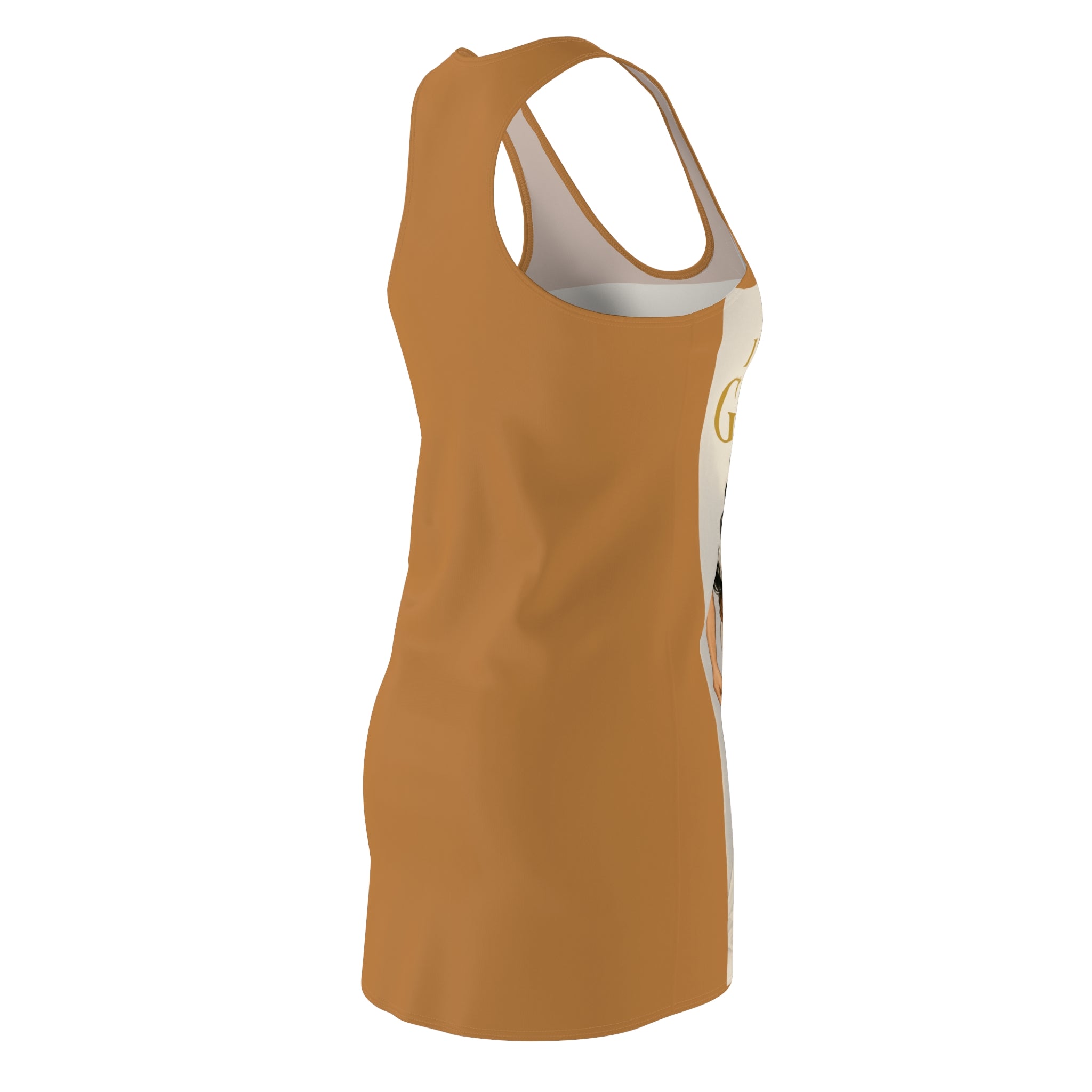 Racerback Dress — "International Goddess" Trio Graphic AOP