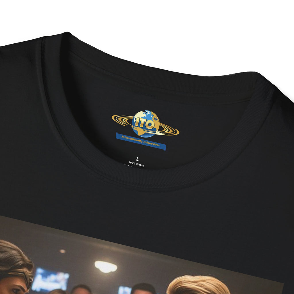 Arm Wrestling Scene Graphic T-Shirt