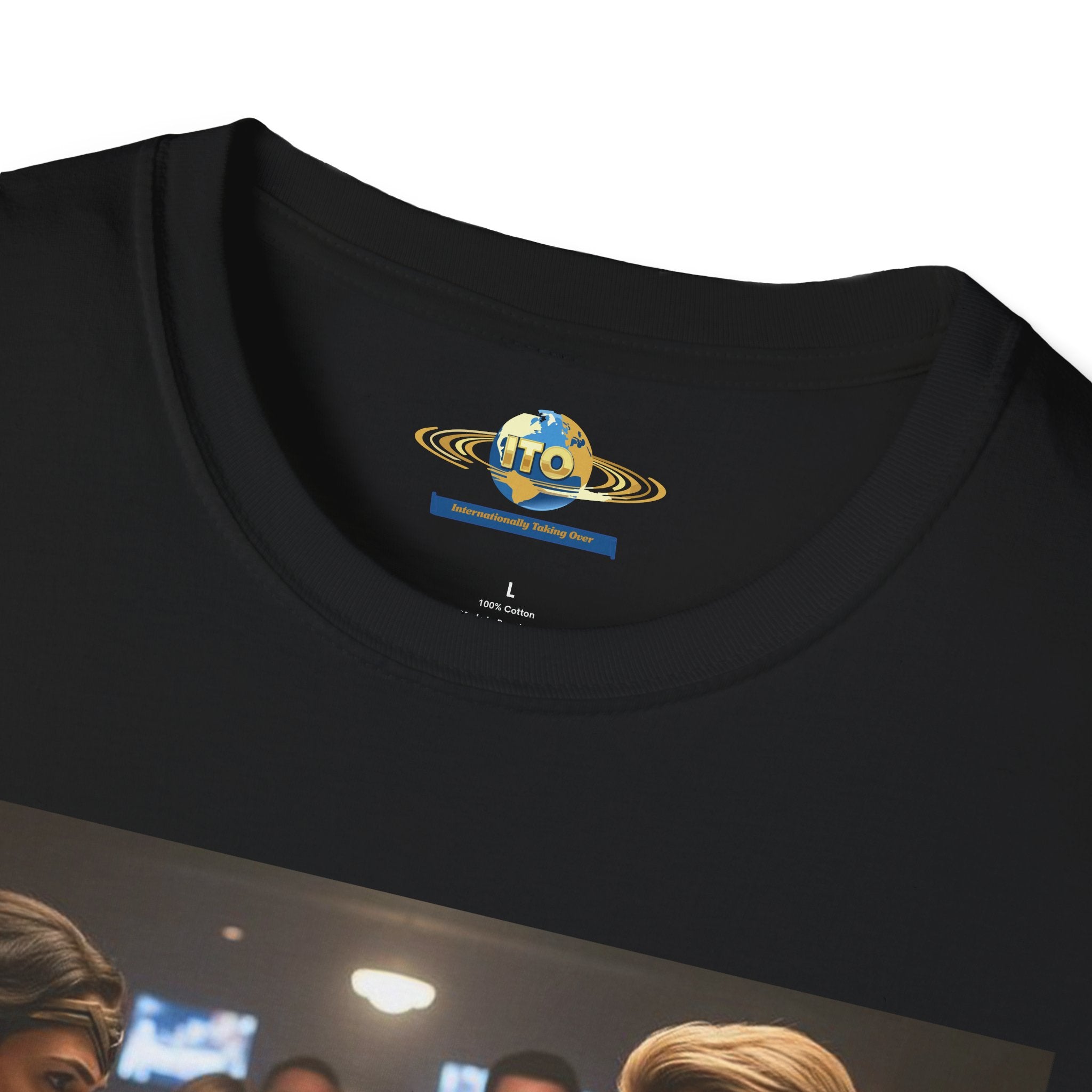 Arm Wrestling Scene Graphic T-Shirt