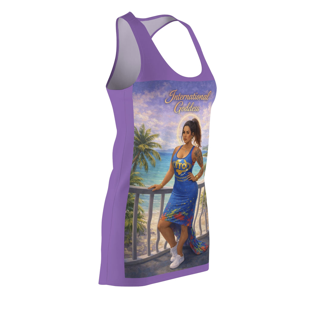Women's Cut & Sew Racerback Dress (AOP)