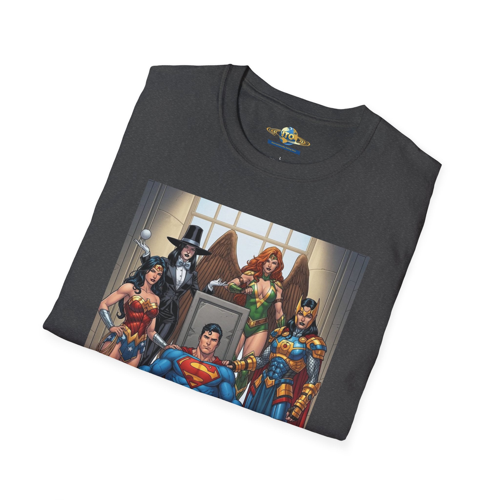 Justice League Portrait T-Shirt — Hero Squad Graphic Tee
