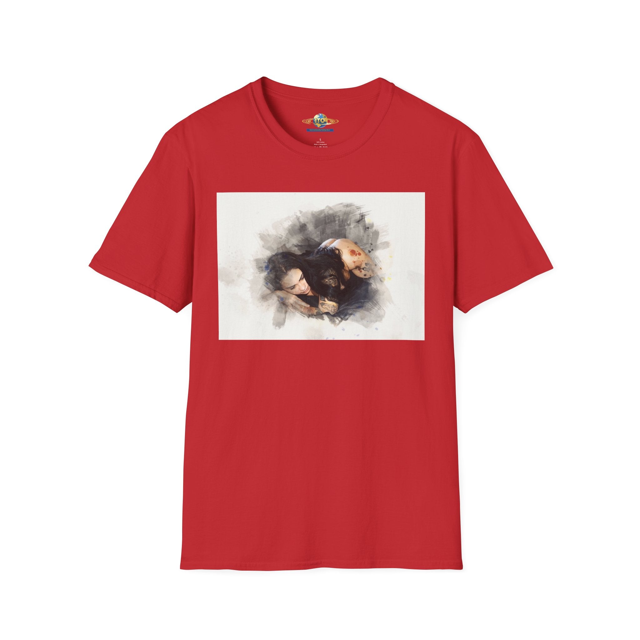 T-Shirt — Watercolor Dachshund Dog Portrait Tee