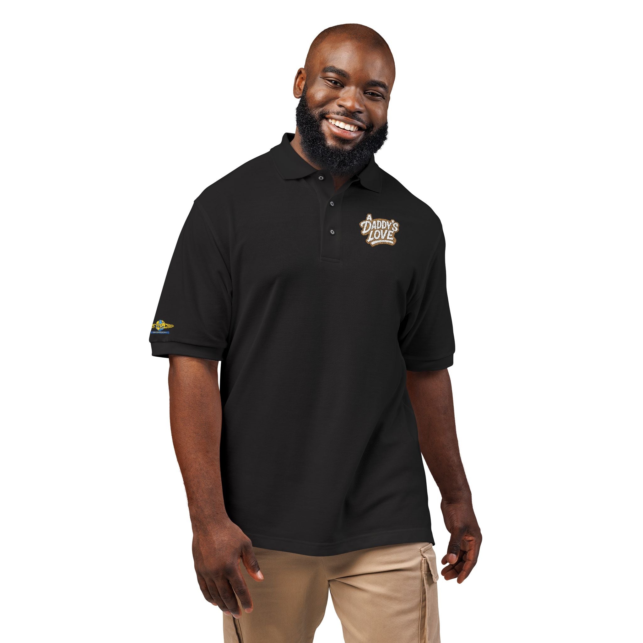 Embroidered "Praise the Lord" Polo Shirt
