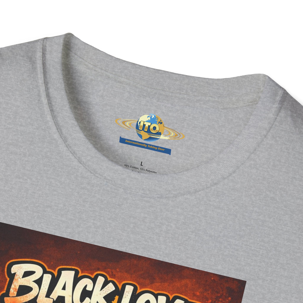 T-Shirt — "Black Love" Romantic Couple Graphic Tee