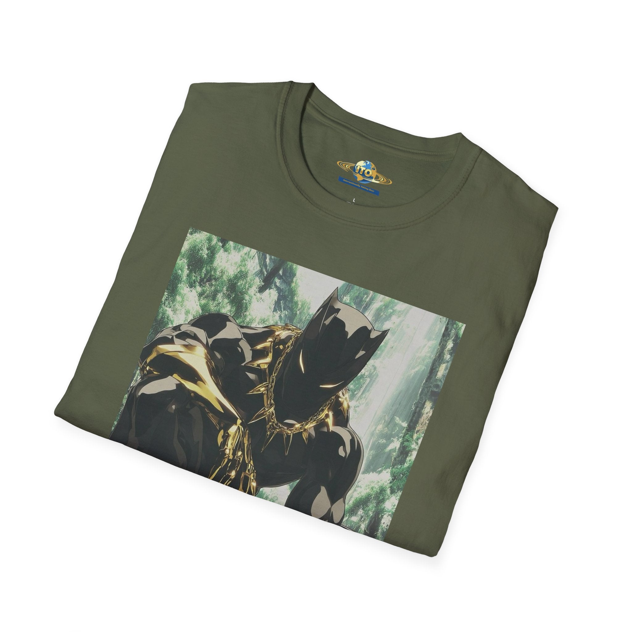 Black Panther Graphic T-Shirt — Superhero King Comic Art Tee